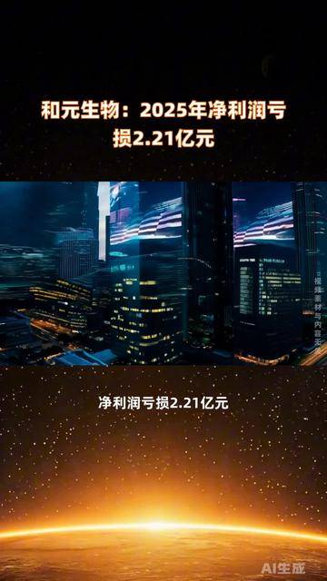 华恒生物：2025年度净利润约1.32亿元