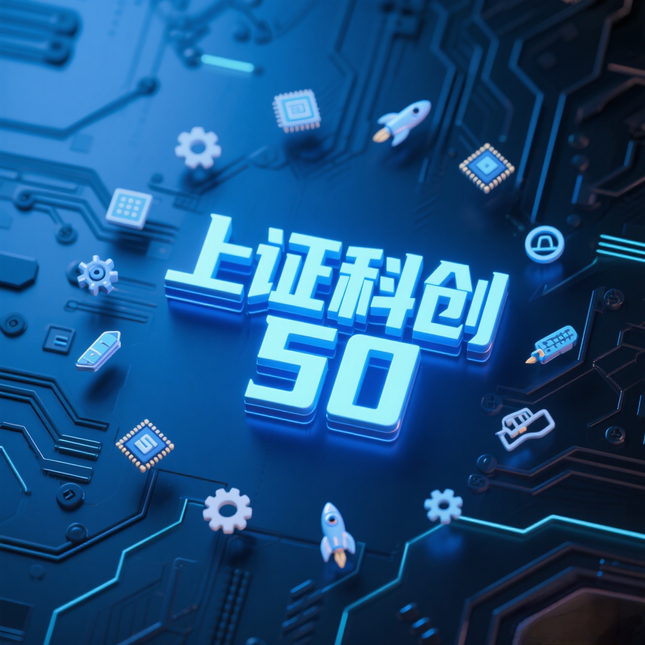 半导体爆发，科创板系列指数午后转涨，科创50ETF易方达（588080）聚焦硬科技龙头布局机会